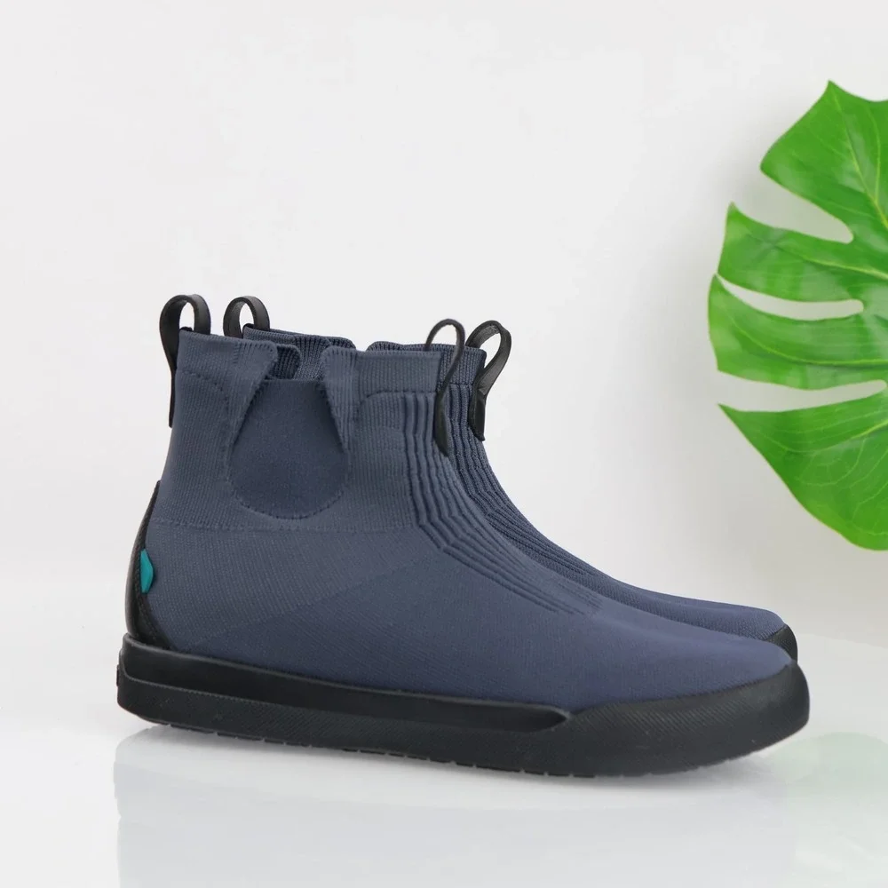 Vessi Womens Weekend Chelsea Sneakers Boots Size 9 Waterproof Blue Shoes Booties